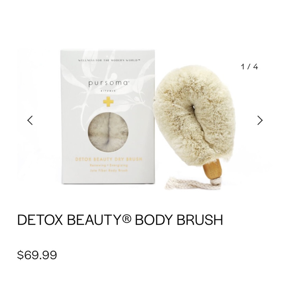 NWT DETOX BEAUTY® BODY BRUSH